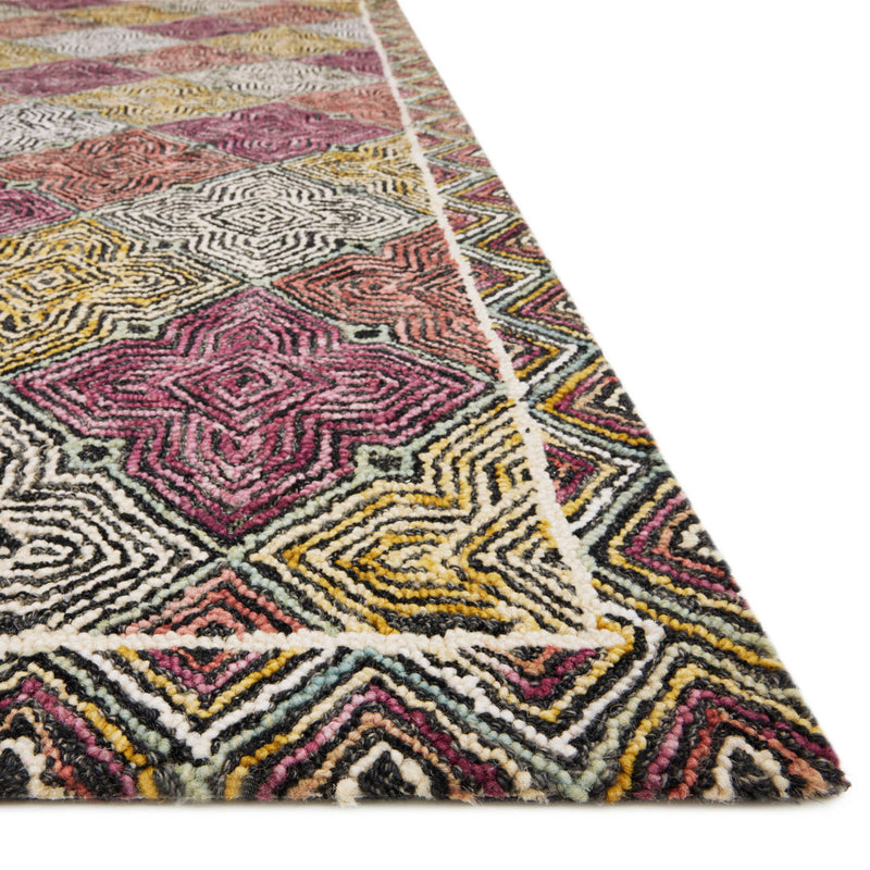 Loloi II Spectrum Charcoal/Multi Hooked Rug