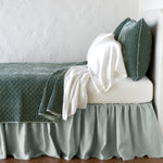 Bella Notte Silk Velvet Quilted Coverlet