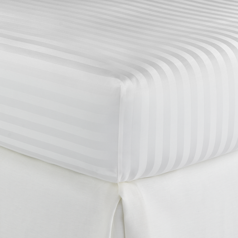 Peacock Alley Soprano Stripe Sateen Fitted Sheet