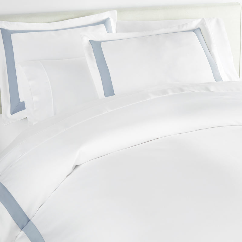 Peacock Alley Soprano Trim Sateen Duvet Cover