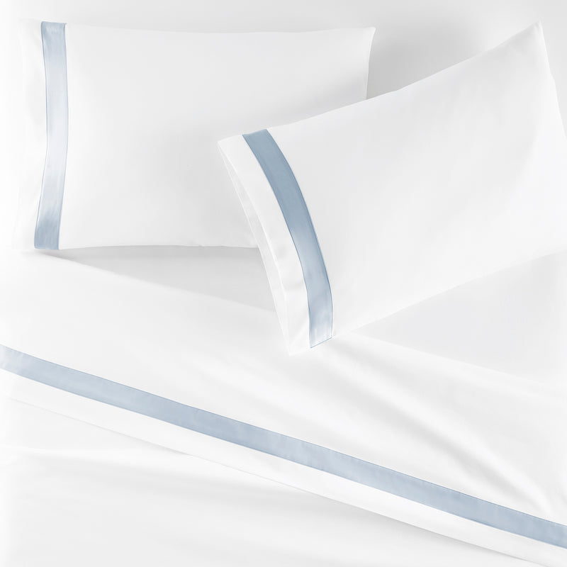 Peacock Alley Soprano Trim Sateen Flat Sheet