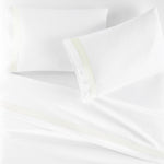 Peacock Alley Soprano Trim Sateen Pillowcase Set