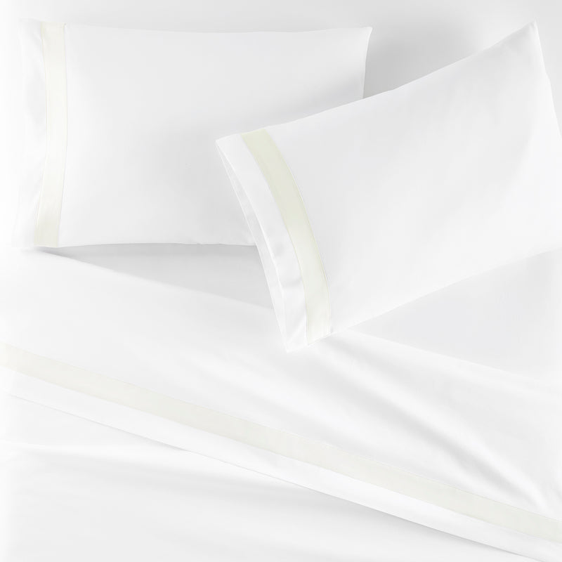 Peacock Alley Soprano Trim Sateen Pillowcase Set