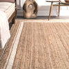 Haley Border Jute Flatweave Rug