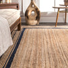 Haley Border Jute Flatweave Rug