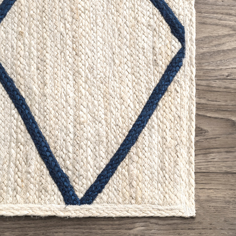 Trellis Jute Hand Woven Rug