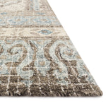 Loloi Tatum Stone/Blue Hooked Rug