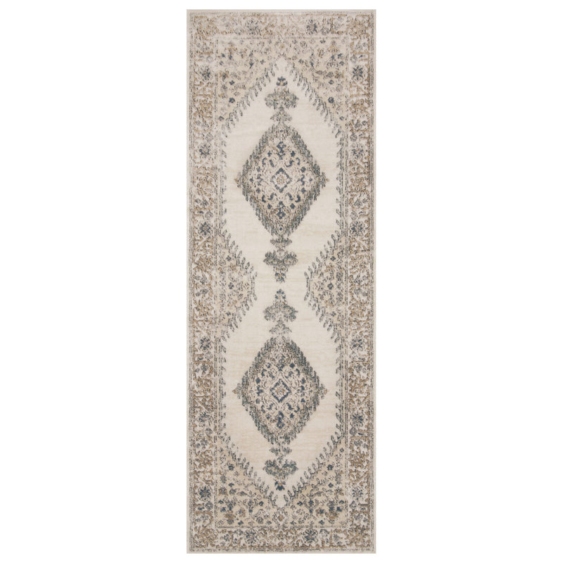 Loloi II Teagan Oatmeal/Ivory Power Loomed Rug