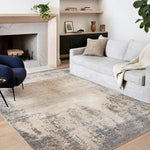 Loloi II Teagan Ivory/Mist Power Loomed Rug