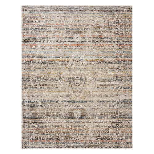 Loloi Theia Taupe/Multi Power Loomed Rug