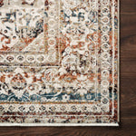 Loloi Theia Taupe/Brick Power Loomed Rug