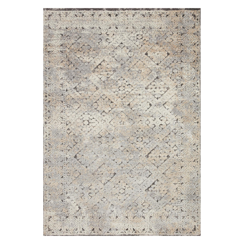 Loloi Theory Gray/Sand Power Loomed Rug