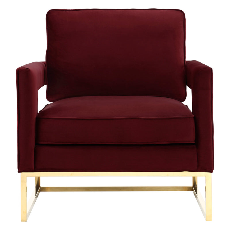 Gambit Gold Velvet Chair