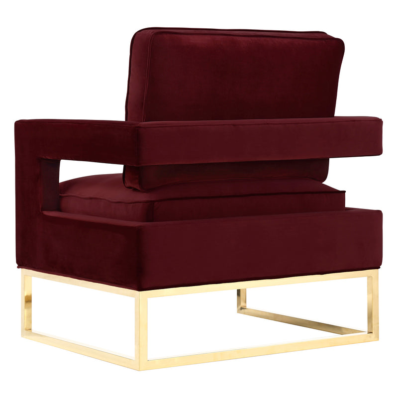 Gambit Gold Velvet Chair