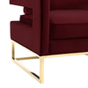 Gambit Gold Velvet Chair