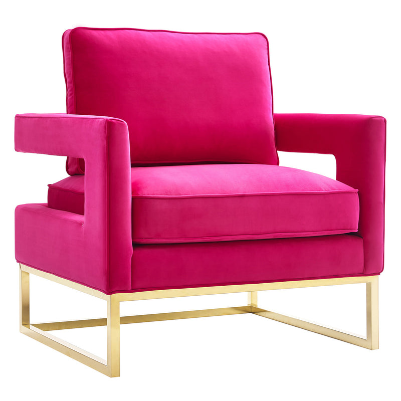 Gambit Gold Velvet Chair