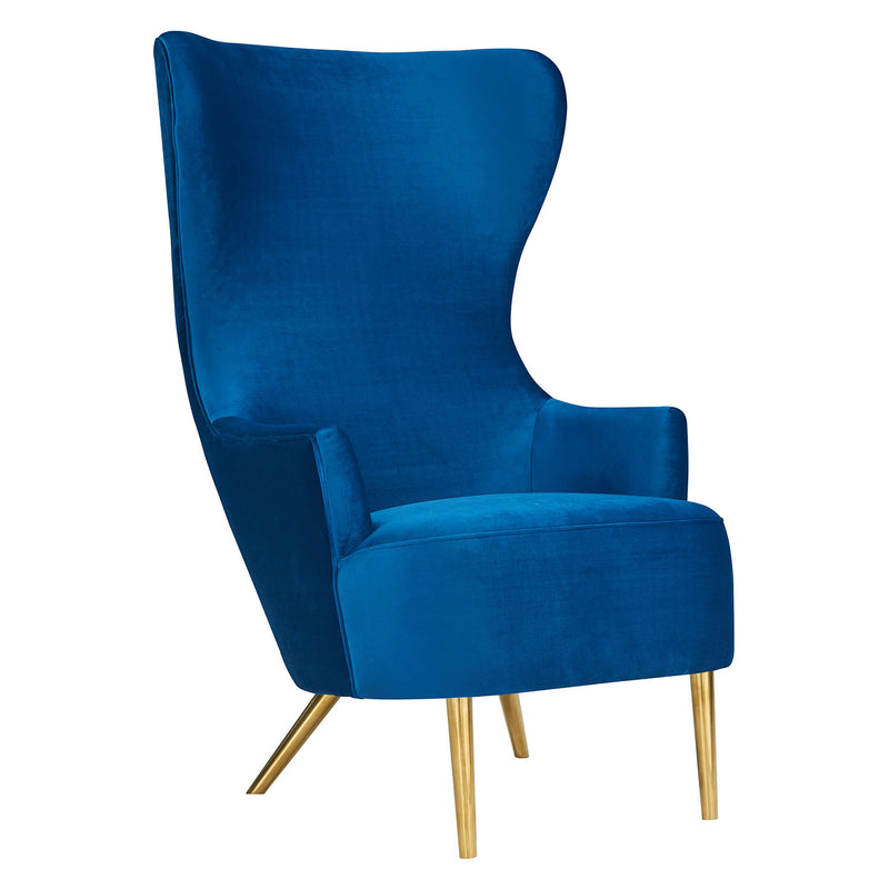 TOV Furniture Julia Velvet Wingback Chair