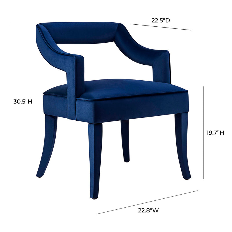 TOV Furniture Tiffany Velvet Chair