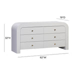 TOV Furniture Hump 6 Drawer Dresser