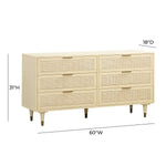 TOV Furniture Sierra 6 Drawer Dresser