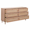 TOV Furniture Carmen Cane 6 Drawer Dresser