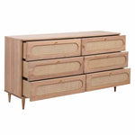 TOV Furniture Carmen Cane 6 Drawer Dresser