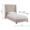 TOV Furniture Koah Velvet Bed