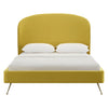 TOV Furniture Vivi Blush Velvet Bed