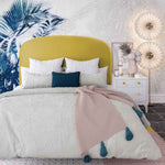 TOV Furniture Vivi Blush Velvet Bed