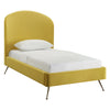 TOV Furniture Vivi Blush Velvet Bed