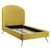 TOV Furniture Vivi Blush Velvet Bed