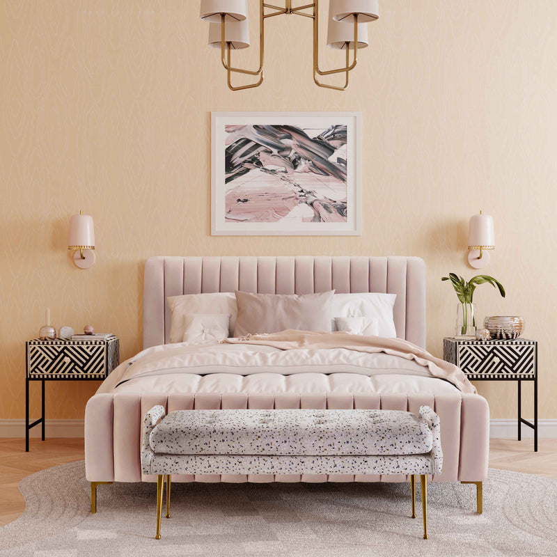 TOV Furniture Angela Velvet Bed