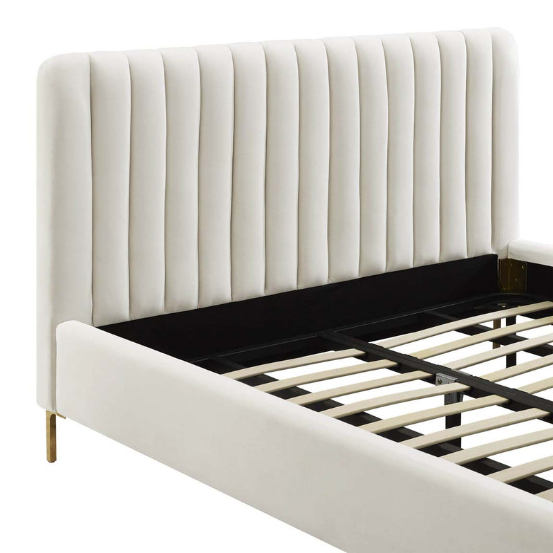 TOV Furniture Angela Velvet Bed