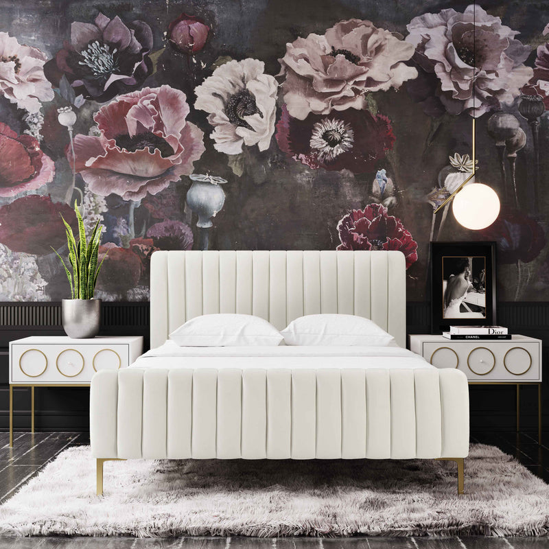 TOV Furniture Angela Velvet Bed