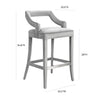 TOV Furniture Tiffany Velvet Counter Stool