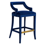 TOV Furniture Tiffany Velvet Counter Stool