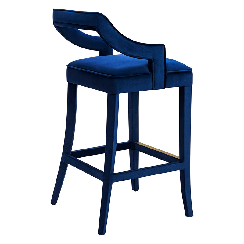 TOV Furniture Tiffany Velvet Counter Stool