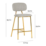 TOV Furniture Ariana Counter Stool Set of 2