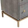 TOV Furniture Pesce Shagreen Nightstand