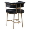 TOV Furniture Astrid Velvet Counter Stool