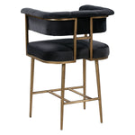 TOV Furniture Astrid Velvet Counter Stool