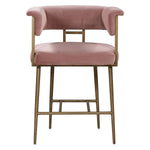 TOV Furniture Astrid Velvet Counter Stool