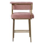 TOV Furniture Astrid Velvet Counter Stool