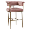 TOV Furniture Astrid Velvet Bar Stool