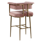 TOV Furniture Astrid Velvet Bar Stool