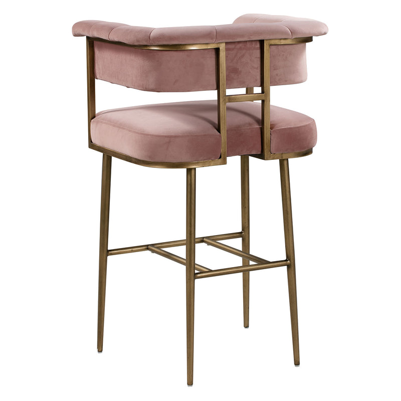 TOV Furniture Astrid Velvet Bar Stool