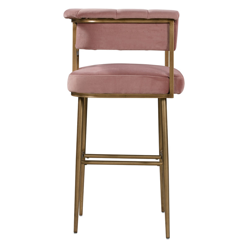 TOV Furniture Astrid Velvet Bar Stool