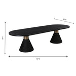 TOV Furniture Rishi Rope Oval Dining Table