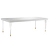 TOV Furniture Tabby Glossy Lacquer Dining Table