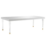 TOV Furniture Tabby Glossy Lacquer Dining Table